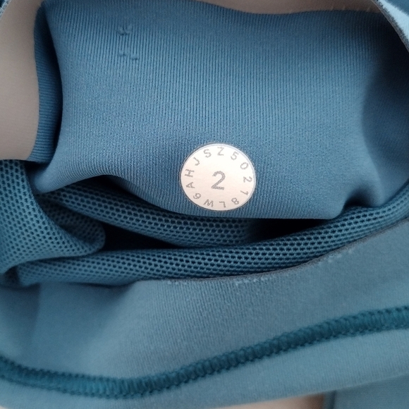 Lululemon Blue Low-Rise Cropped Ankle Length Workout Athletic Leggings Size 2 - Picture 14 of 15